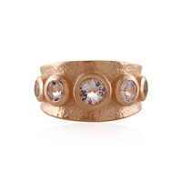 Zilveren ring met een Madagascar morganiet