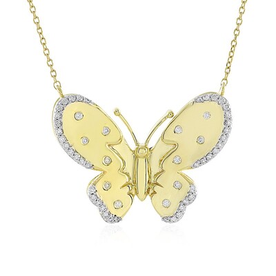 Gouden halsketting met Loepzuivere (F) Diamanten (LUCENT DIAMONDS)