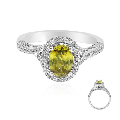 Gouden ring met een sfeen (CIRARI)