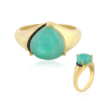 Zilveren ring met een amazoniet
