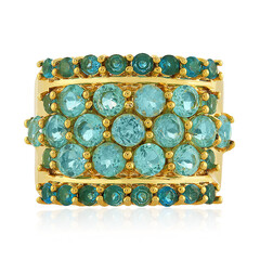 Zilveren ring met apatieten