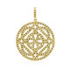 Zilveren hanger met Fancy diamanten