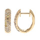Gouden oorbellen met SI2 Fancy Diamanten (CIRARI)