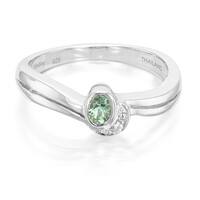 Zilveren ring met een Paraiba toermalijn