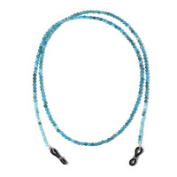 Zilveren accessoire met neon blauwe apatieten