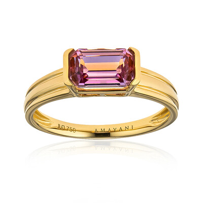 Gouden ring met een Roze diaspoor (AMAYANI)