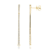 Gouden oorbellen met I1 (H) Diamanten (CIRARI)