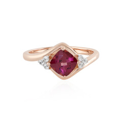 Zilveren ring met een Malawi Granaat