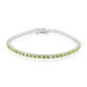 Zilveren armband met Birmese Peridoots