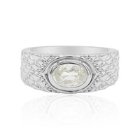 Zilveren ring met een zirkoon (VIENNA 1903)