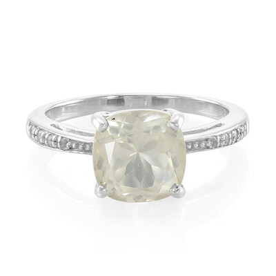 Zilveren ring met een Orthoklaas