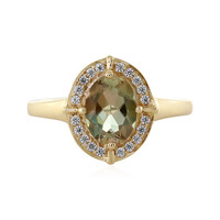 Gouden ring met een Oregon zonnesteen