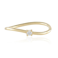 Gouden ring met een IF Diamant (D)