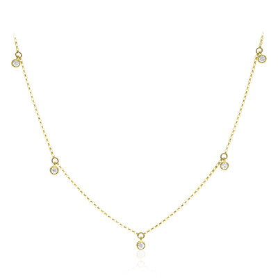 Gouden halsketting met I1 (H) Diamanten (CIRARI)