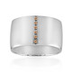 Zilveren ring met SI1 Argyle Rose De France Diamanten (Annette)
