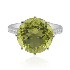 Zilveren ring met een Ouro Verde kwarts (Tenner Diniz)