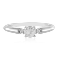 Zilveren ring met een zirkoon
