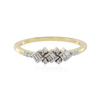 Gouden ring met SI1 (H) Diamanten