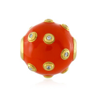 Zilveren hanger met zirkonen