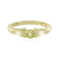 Zilveren ring met een Ouro Verde kwarts