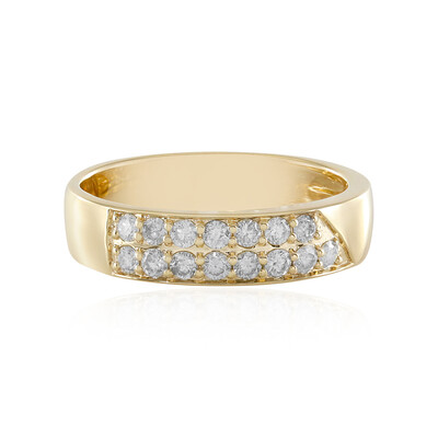 Gouden ring met I2 (H) Diamanten (de Melo)