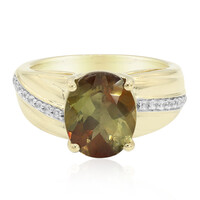Gouden ring met een andalusiet