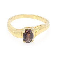 Zilveren ring met een Kleurwissel Saffier