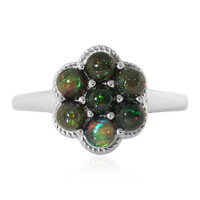 Zilveren ring met Mezezo opalen