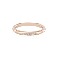 Zilveren ring met SI2 (J) Diamanten