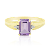Gouden ring met een amethist
