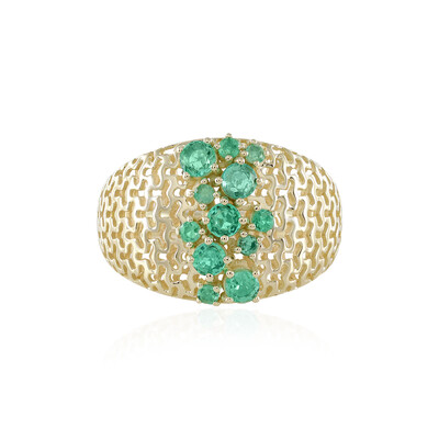 Gouden ring met Colombiaanse smaragden (Ornaments by de Melo)