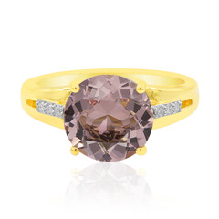 Gouden ring met een AAA Braziliaanse Morganiet (AMAYANI)