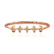 Gouden ring met SI1 Argyle Rose De France Diamanten (Annette)