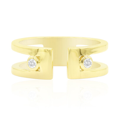Zilveren ring met I1 (G) Diamanten (Annette)