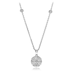 Gouden halsketting met een I1 (H) Diamant (CIRARI)