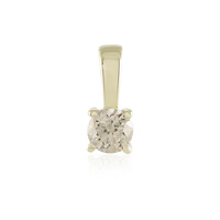 Gouden hanger met een I2 Bruine Diamant