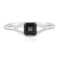 Zilveren ring met een Londen-blauwe topaas
