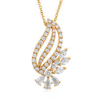Gouden halsketting met Loepzuivere (F) Diamanten (LUCENT DIAMONDS)