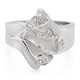Zilveren ring met zirkonen