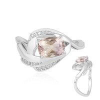 Zilveren ring met een ametrien