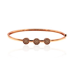 Gouden armband met SI1 Argyle Rose De France Diamanten