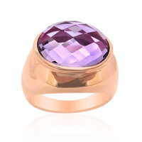Zilveren ring met een amethist