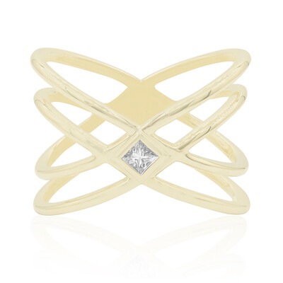 Gouden ring met een Diamant SI1 (G) (Annette)