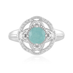 Zilveren ring met een Grandidieriet