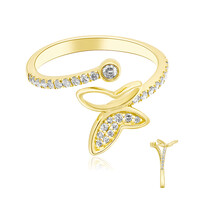 Gouden ring met een I1 (H) Diamant (CIRARI)