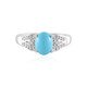 Zilveren ring met een Sleeping Beauty Turkoois (Faszination Türkis)