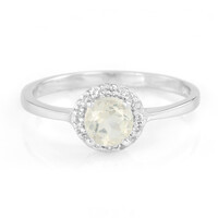 Zilveren ring met een Orthoklaas