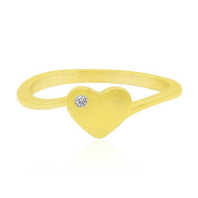 Gouden ring met een Diamant SI1 (G) (Annette)