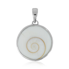 Zilveren hanger met een Shiva oog