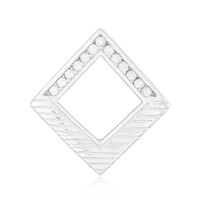 Zilveren hanger met zirkonen